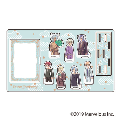 『ルーンファクトリー4スペシャル』プレミアム アクリルジオラマプレート 01/パジャマver. 男性